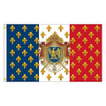 Drapeau français impérial fleur de lys Maison 732