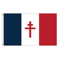 Drapeau France Croix de Lorraine