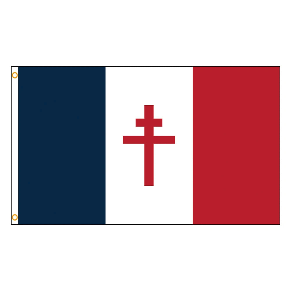 Drapeau France Croix de Lorraine