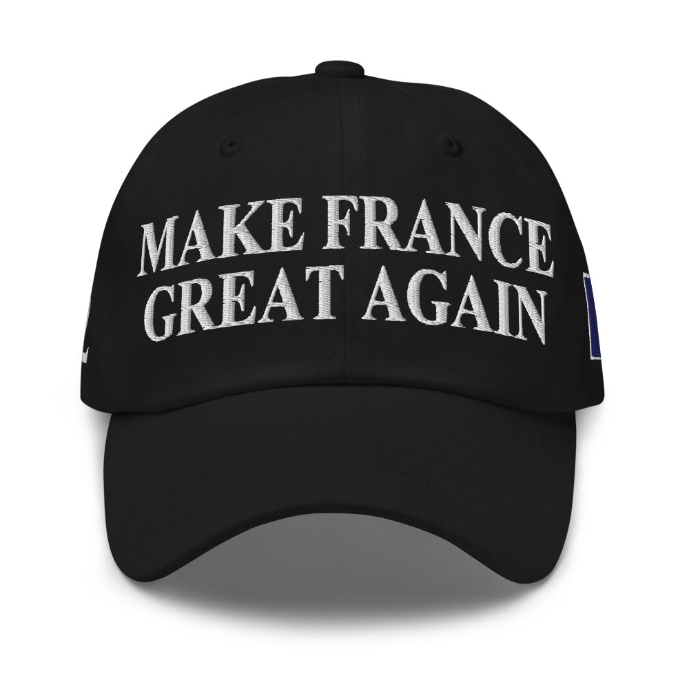 Casquette noire, face