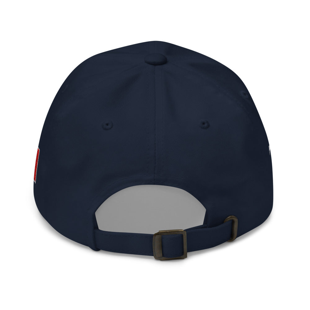 Casquette bleu marine, dos