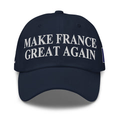 Casquette française Make France Great Again, bleu marine