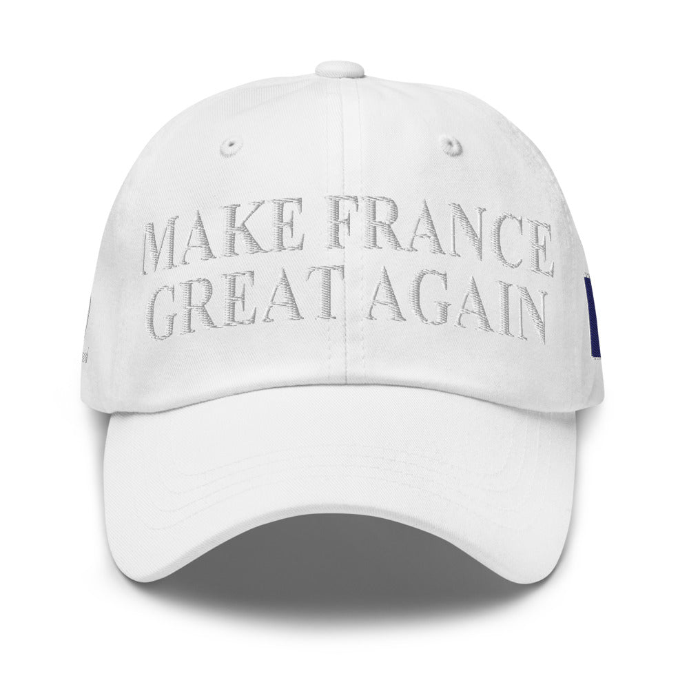 Casquette blanche, face
