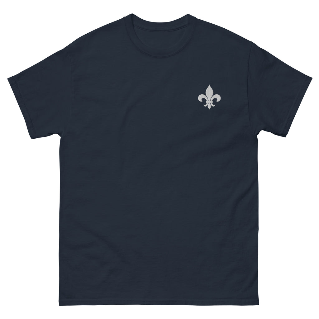 T-shirt français fleur de lys brodée Maison 732