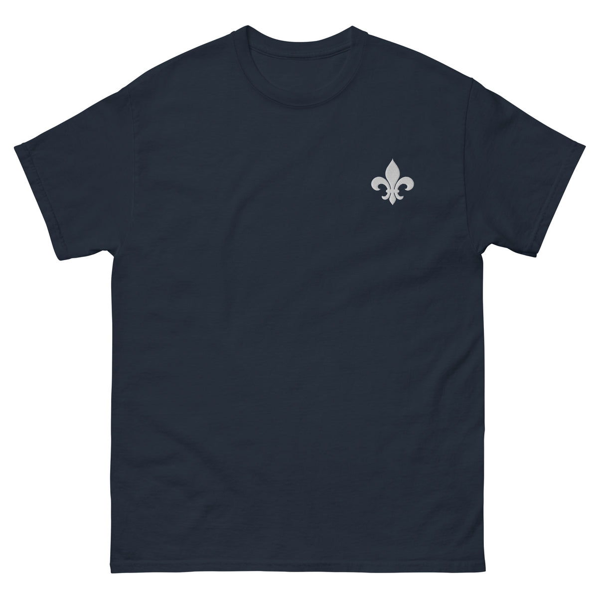 T-shirt français fleur de lys brodée Maison 732