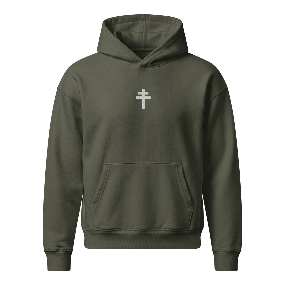 Sweat français Croix de Lorraine brodé, pull Maison 732