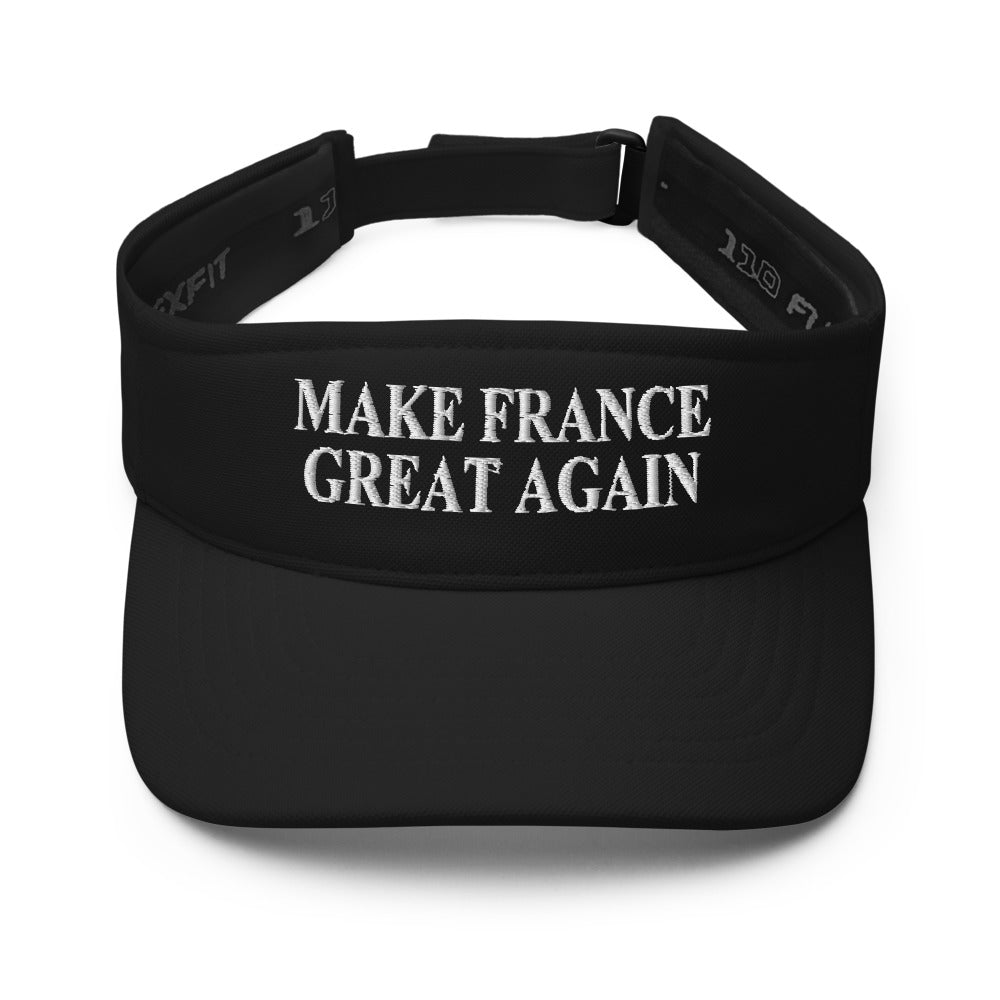 Visière noire, face