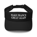 Visière noire, face