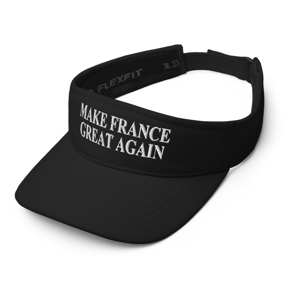 Visière noire, côté